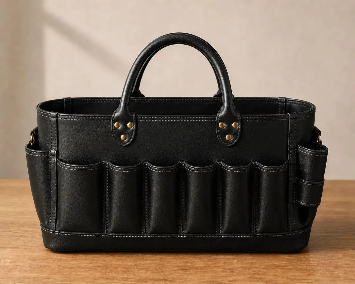 Leather Tool Belt Tote Bag Heavy Duty Electrician Carpenter Plumber Tool Organiz