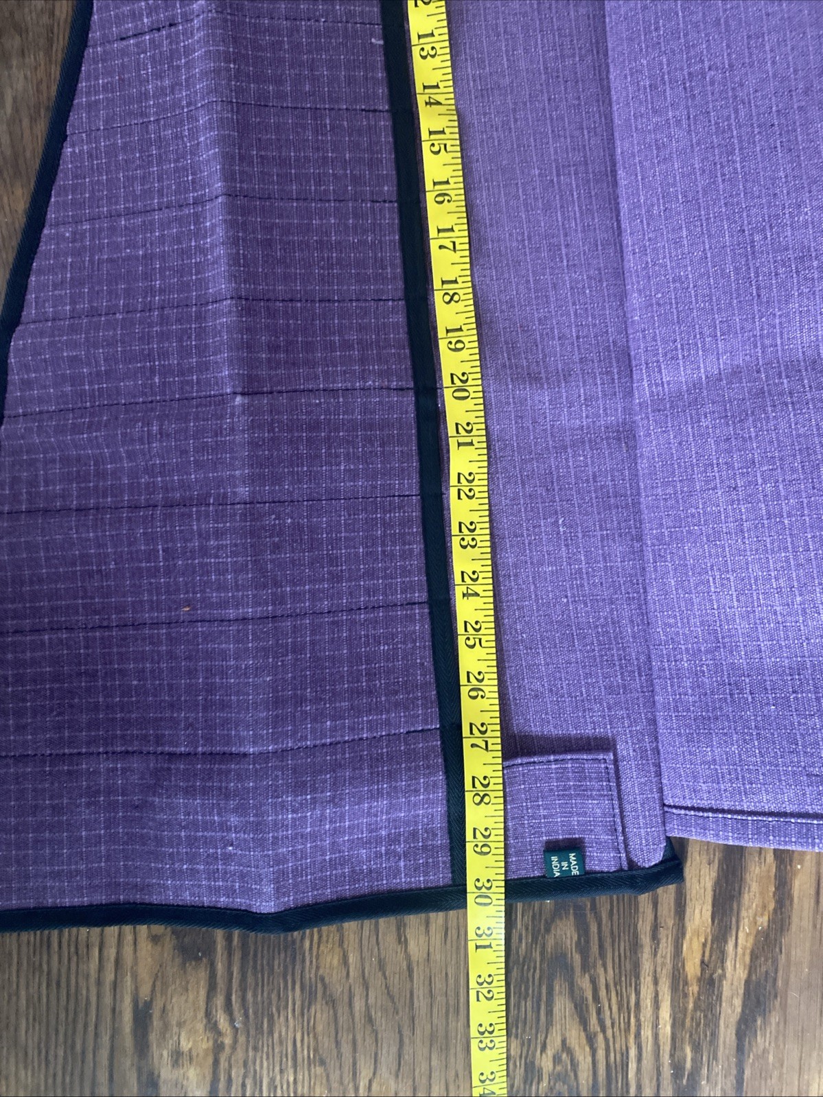 Aditee Wrench Roll Up Pouch, 18 Pockets Hvy Duty Hook And Loop Clasp Purple