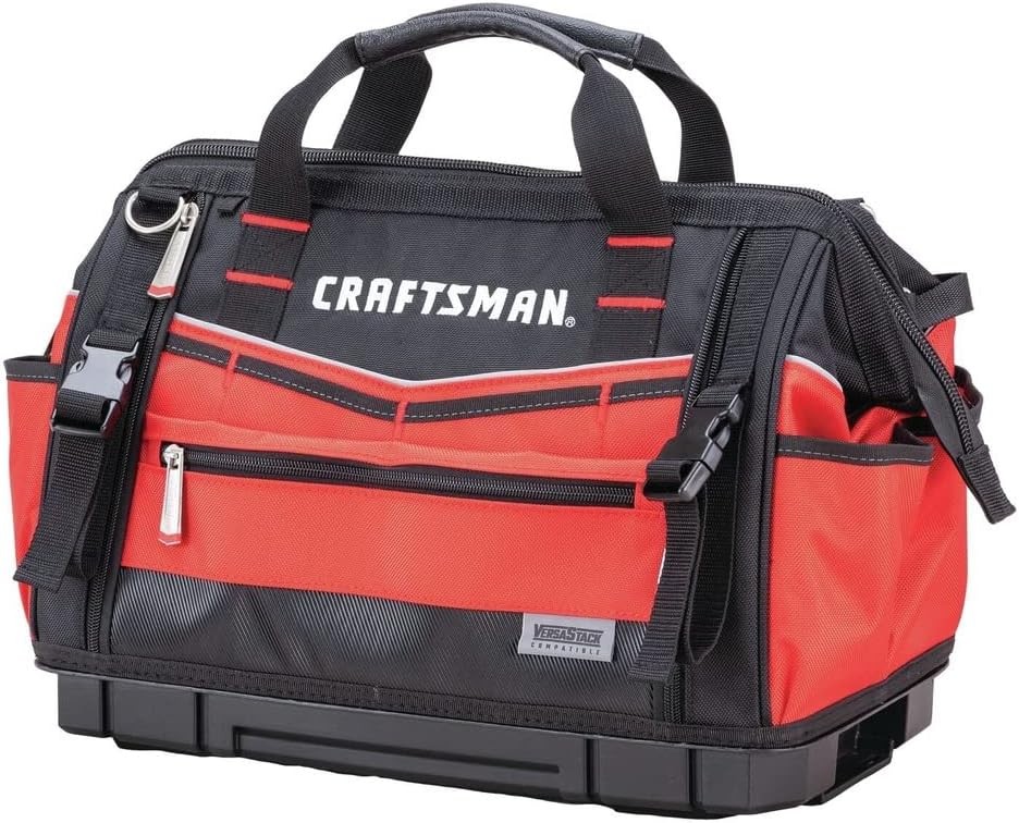 VERSASTACK Zippered Tool Bag 31 Pocket Organizer Heavy Duty Tool Tote CMST17622)