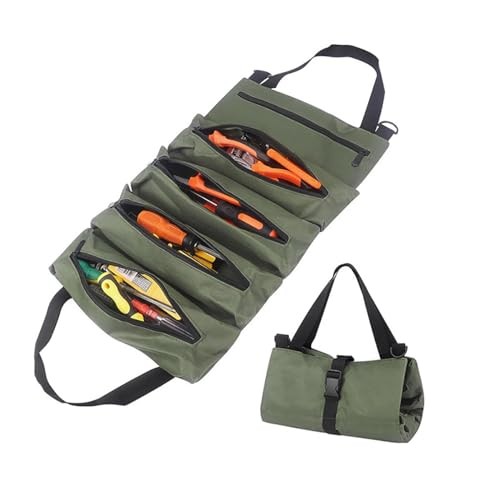 XJYWSH TOOL BAG ROLL UP, ROLLABLE CARRYING TOOLBAG, HEAVT DUTY TOOL ORGANIZER