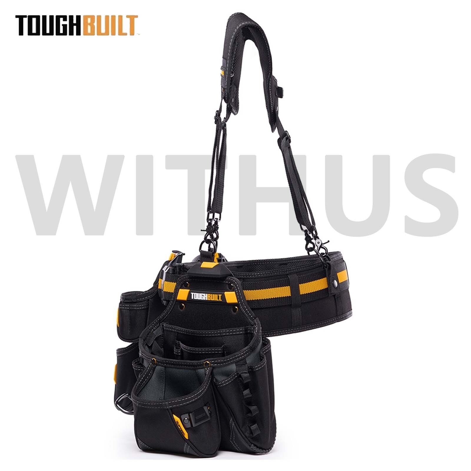 TOUGHBUILT TB-CT-101-5P 5pc Tool Belt Set Pro Contractor Rig Set