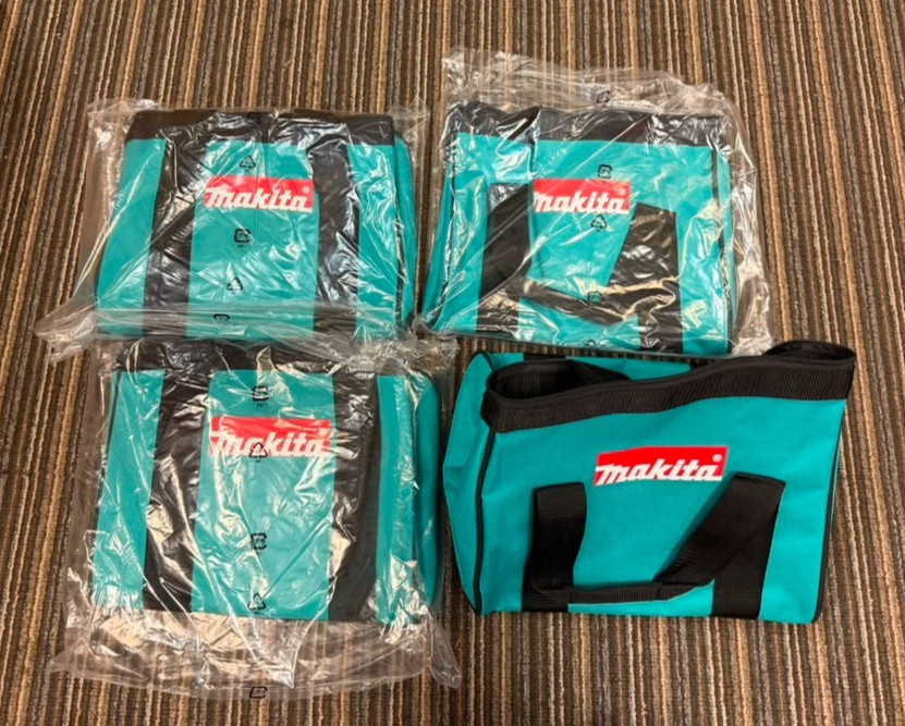 Makita BAG11 11″ Contractor Tool Bag- Wide Opening Teal