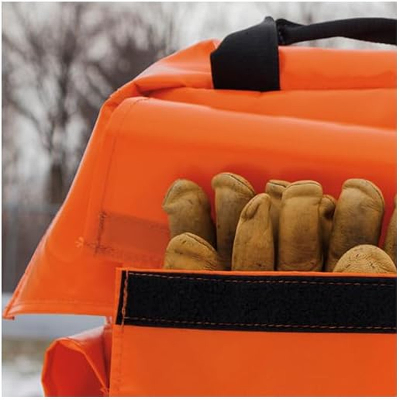 5185ORA USA-Made Lineman Tool Bag Backpack with Padded Straps – Orange