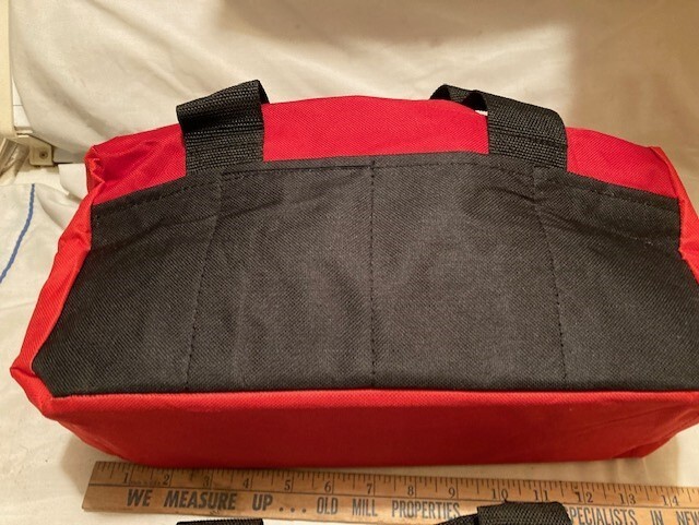 NEW – (2) 13″ x 5″ X 6″ NYLON FABIC TOOL BAGS WITH EXTERIOR POCKETS