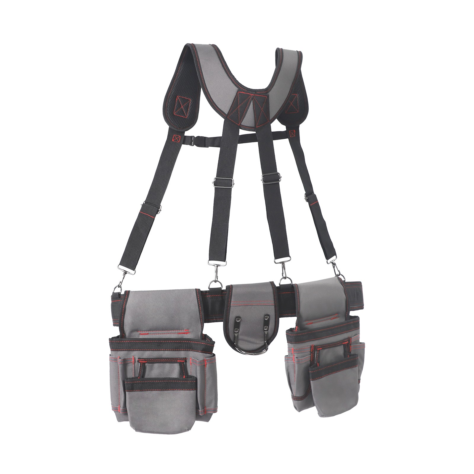 Tool Belt with Suspenders Electrician Tool Bag Adjustable Utility Belt Work Bag