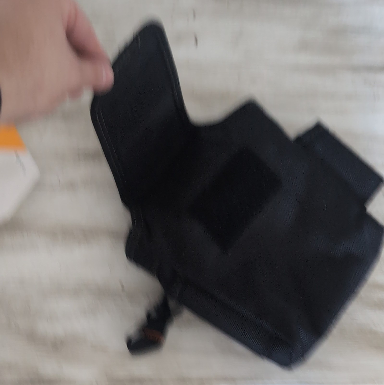 TOUGHBUILT M Tool Tote Size M w/ ClipTech Pouch & 3pc ClipTech Hubs Black/Orange