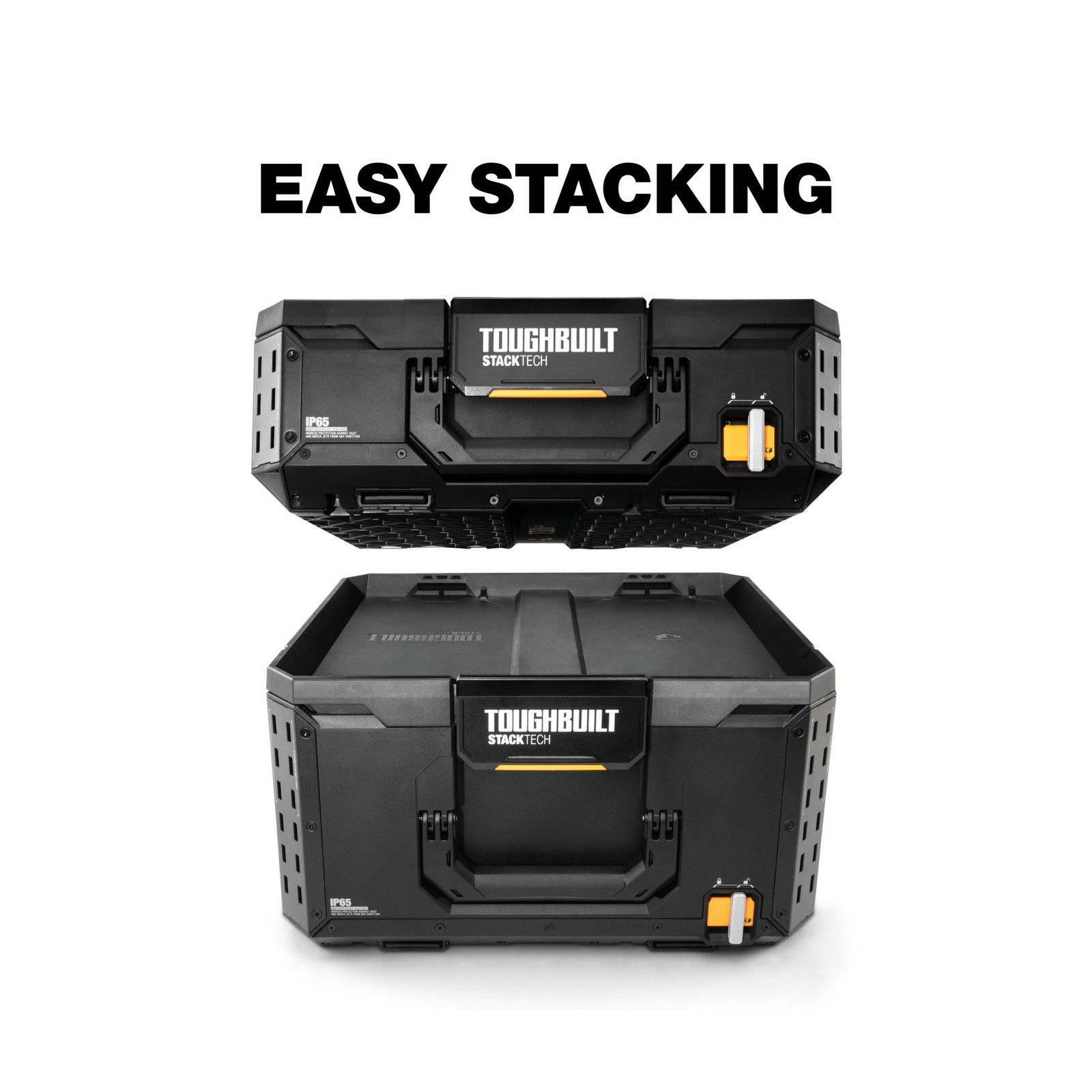 ToughBuilt StackTech Large Tool Box with Auto-Locking Interface and Tray