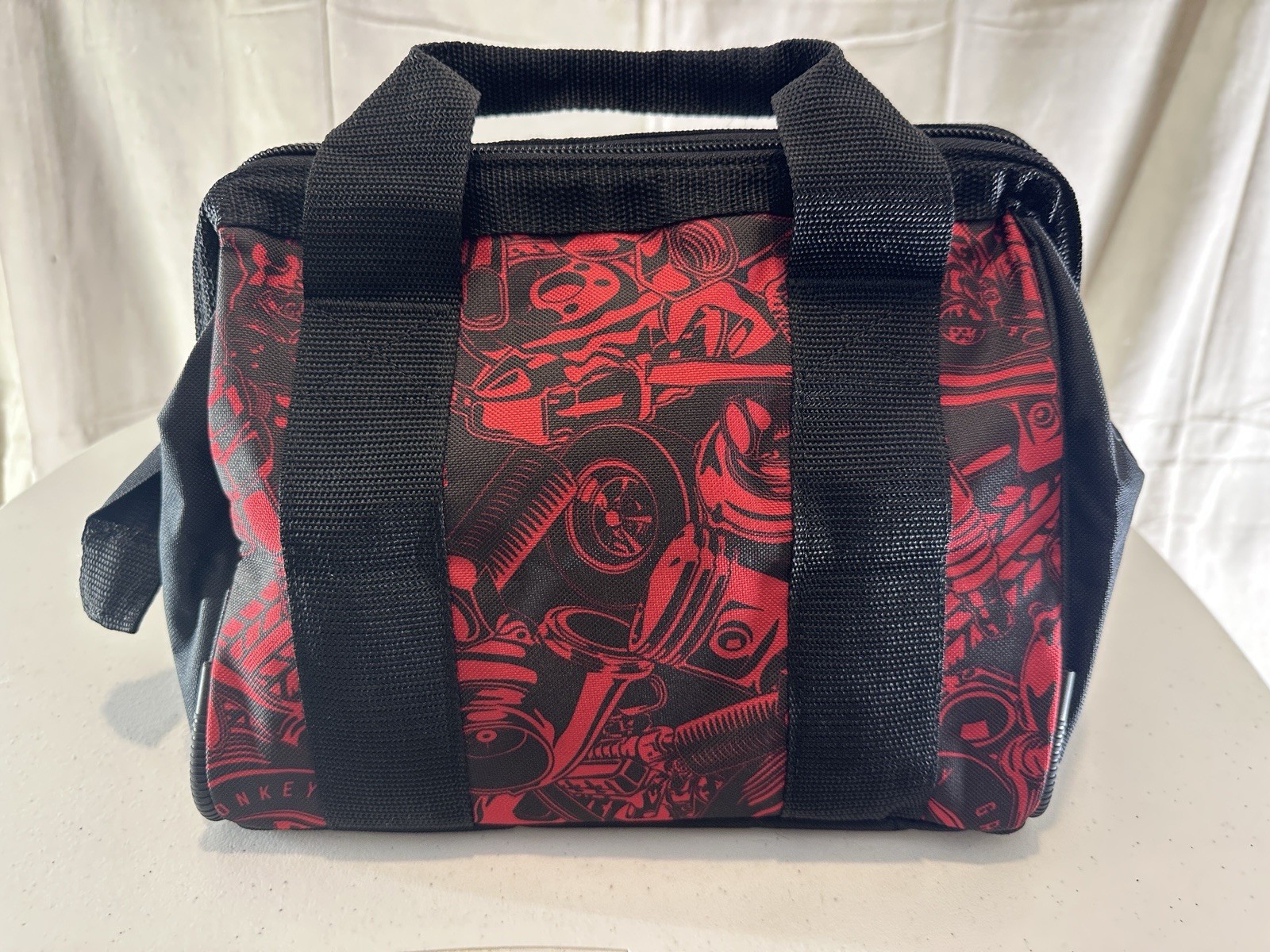 Grease monkey 12 Inch Cargo Tool Bag In Red And Black GM-2212