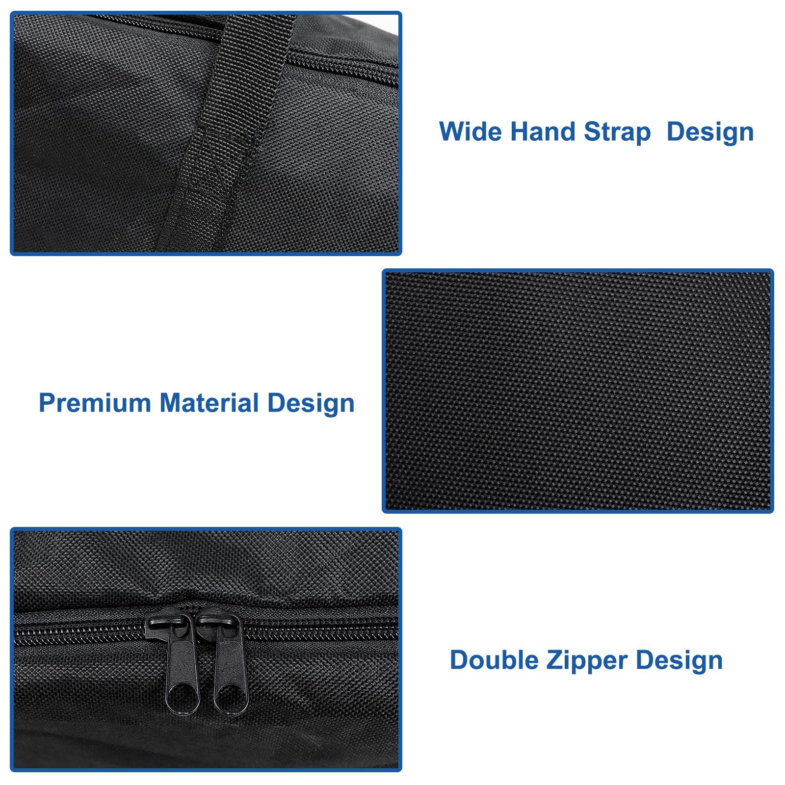 BBQ Tool Storage Bag, Heavy Duty BBQ Tools Bag, Waterproof -600D Oxford Cloth, O