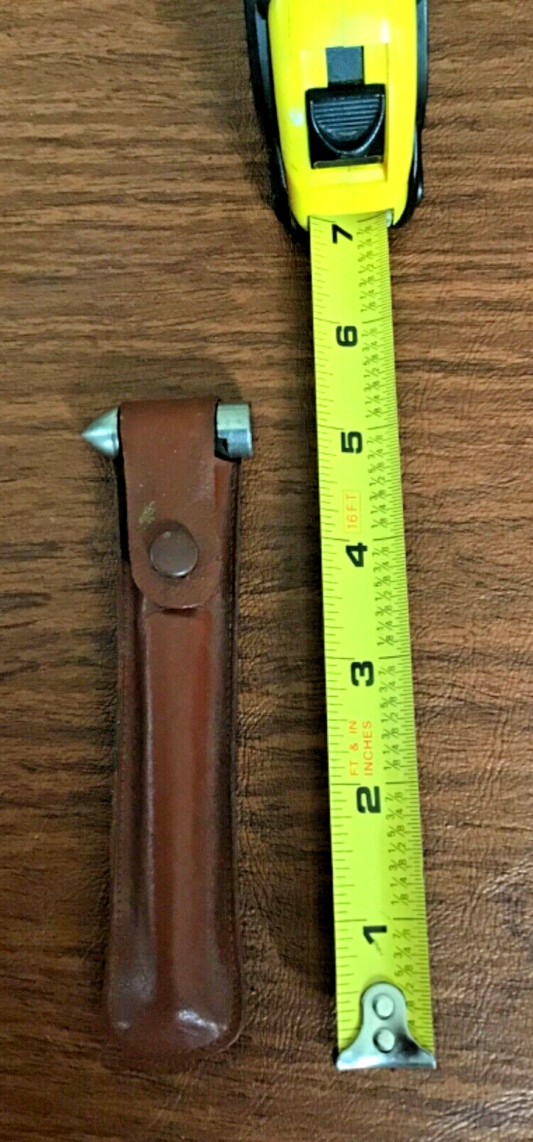 ARTAMOUNT Small Leather Hammer & Chase Hammer w/ Hole Punch in Leather Pouch