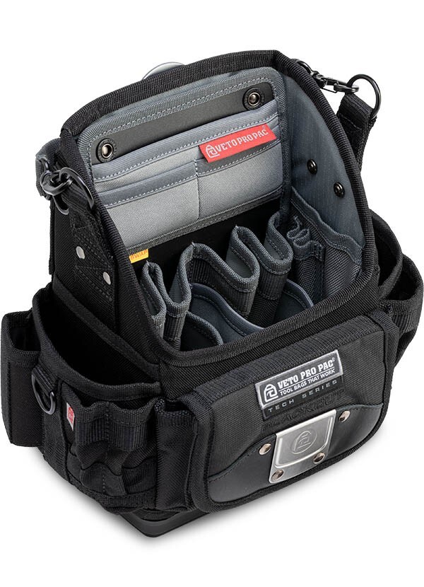 Veto Pro Pac TP6B Blackout Six Pocket Tool Pouch w/ Base