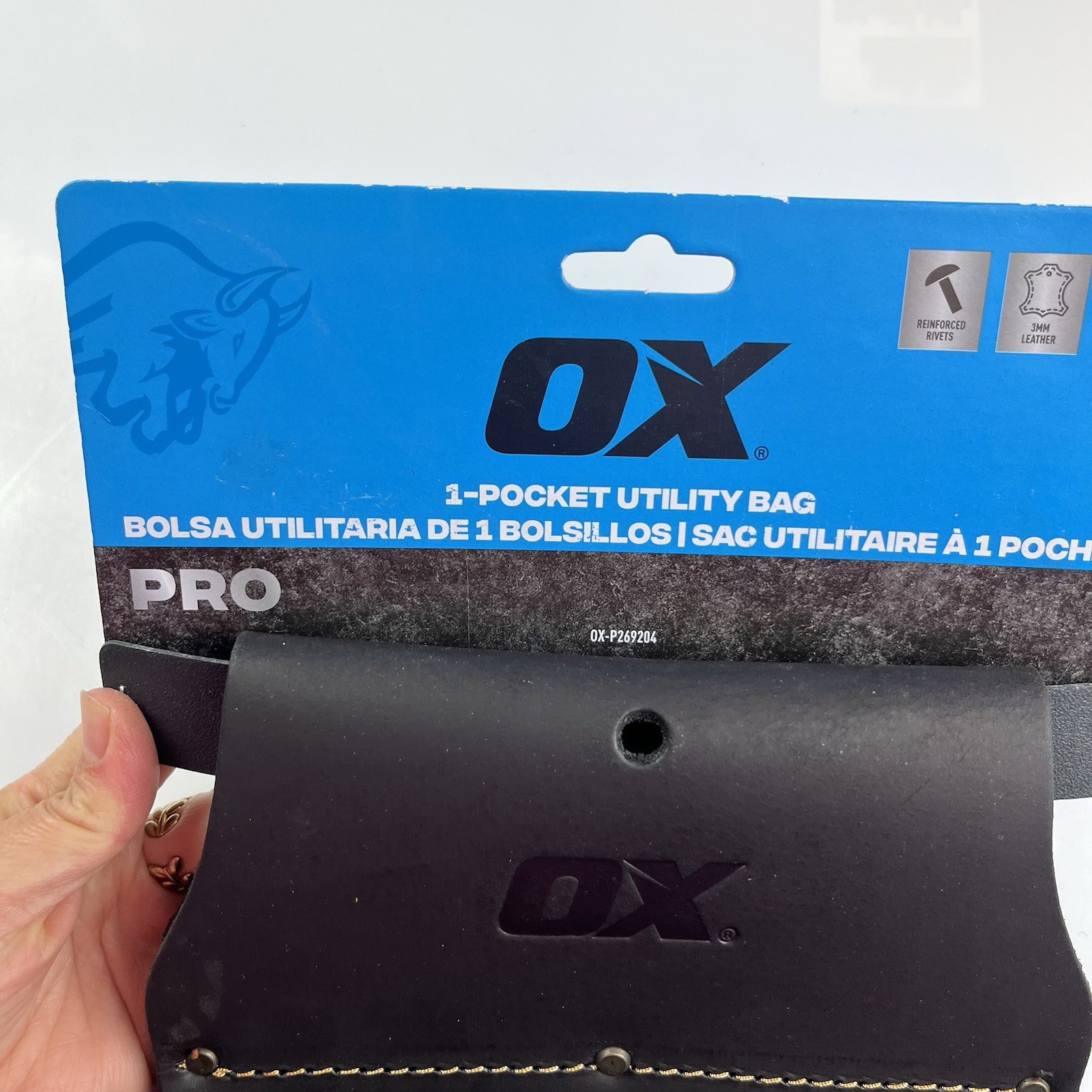 OX PRO LEATHER 1-POCKET UTILITY BAG