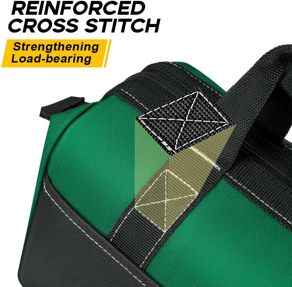 Tool Bag 15 Inches, 37 X 21 X 26 Cm, Compact Bag for Tools Made of Durable 1680