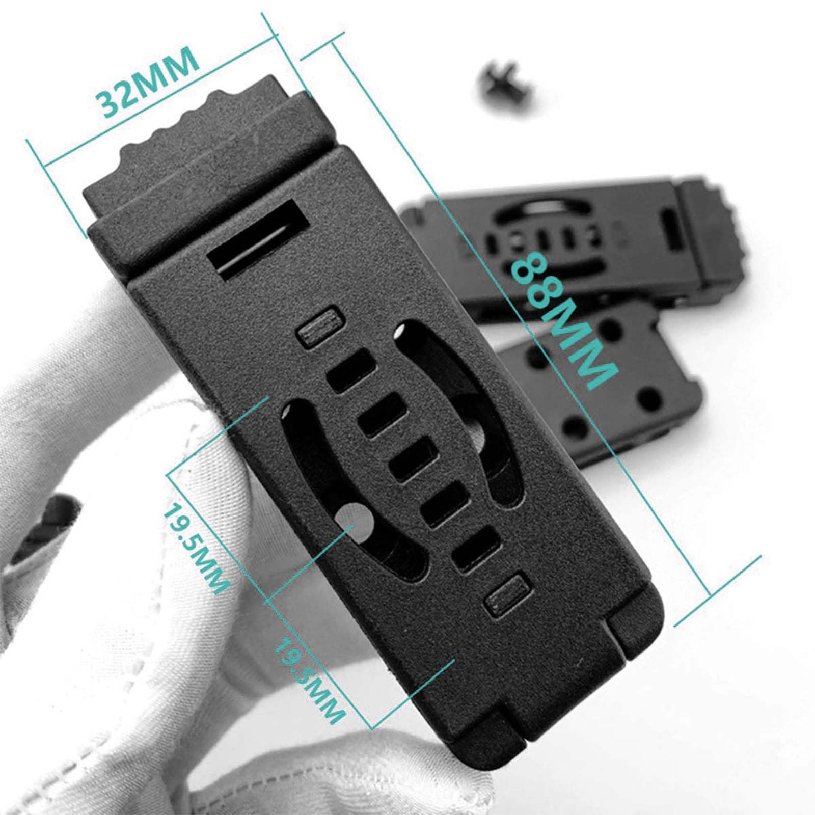 2-Pack Tactical Knife Clip Holster – Universal Kydex Belt Sheath Compatible w…