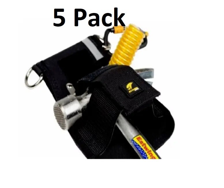 3M DBI SALA 1500094 Hammer Holster, Belt with Hook2Quick Ring Coil Tether 5Units