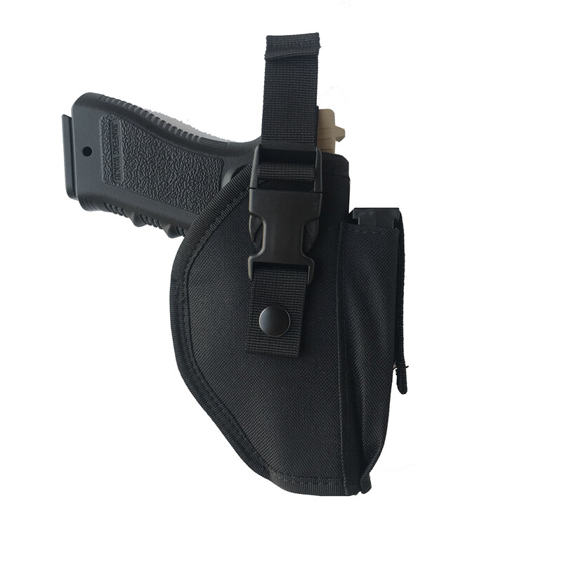 Tactical Belt Gun Holster with Mag Pouch Universal Outside The Waistband Holster