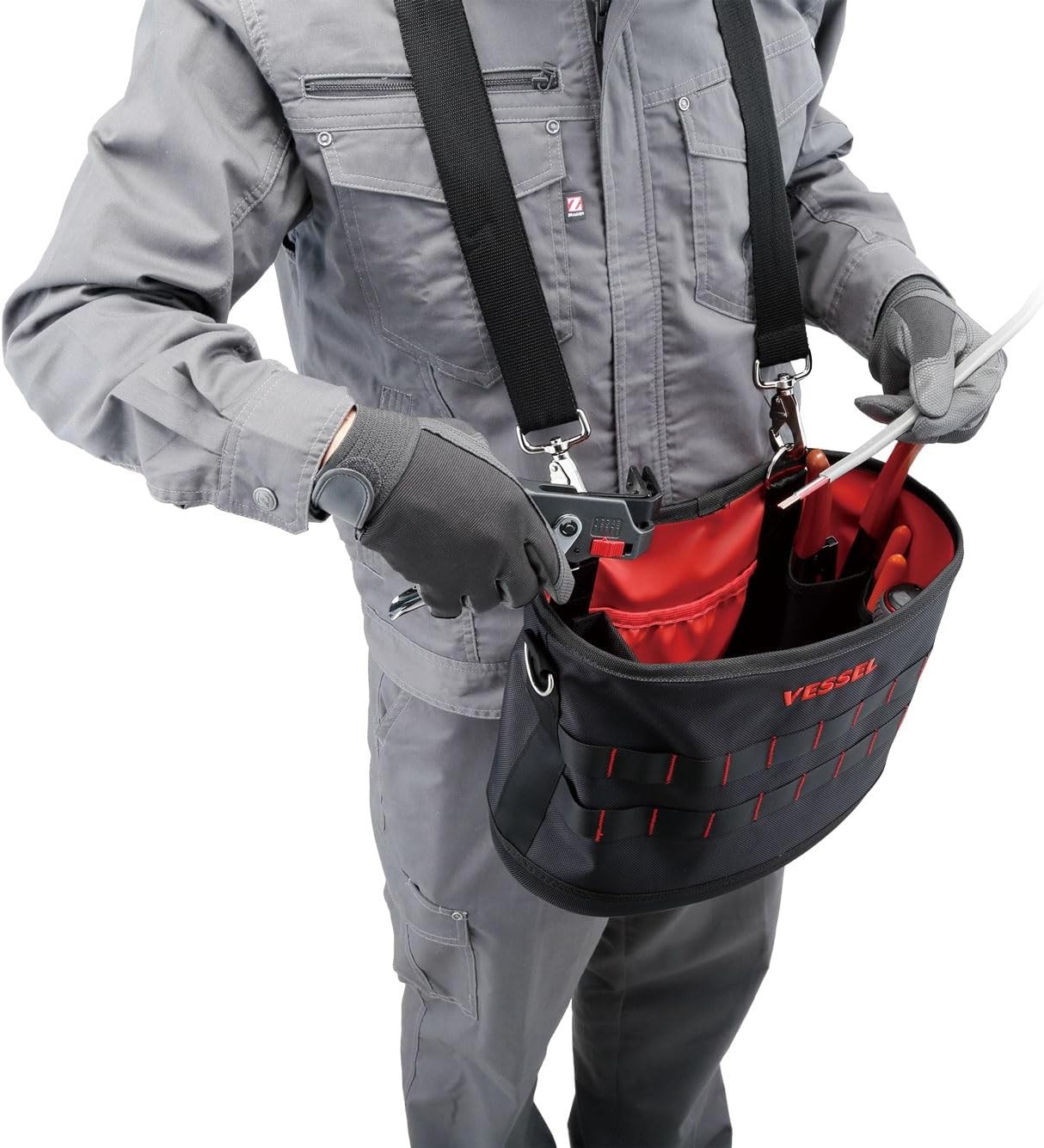VESSEL Tool Bag TOUGH FIT BUCKET M TBK-300 From Japan