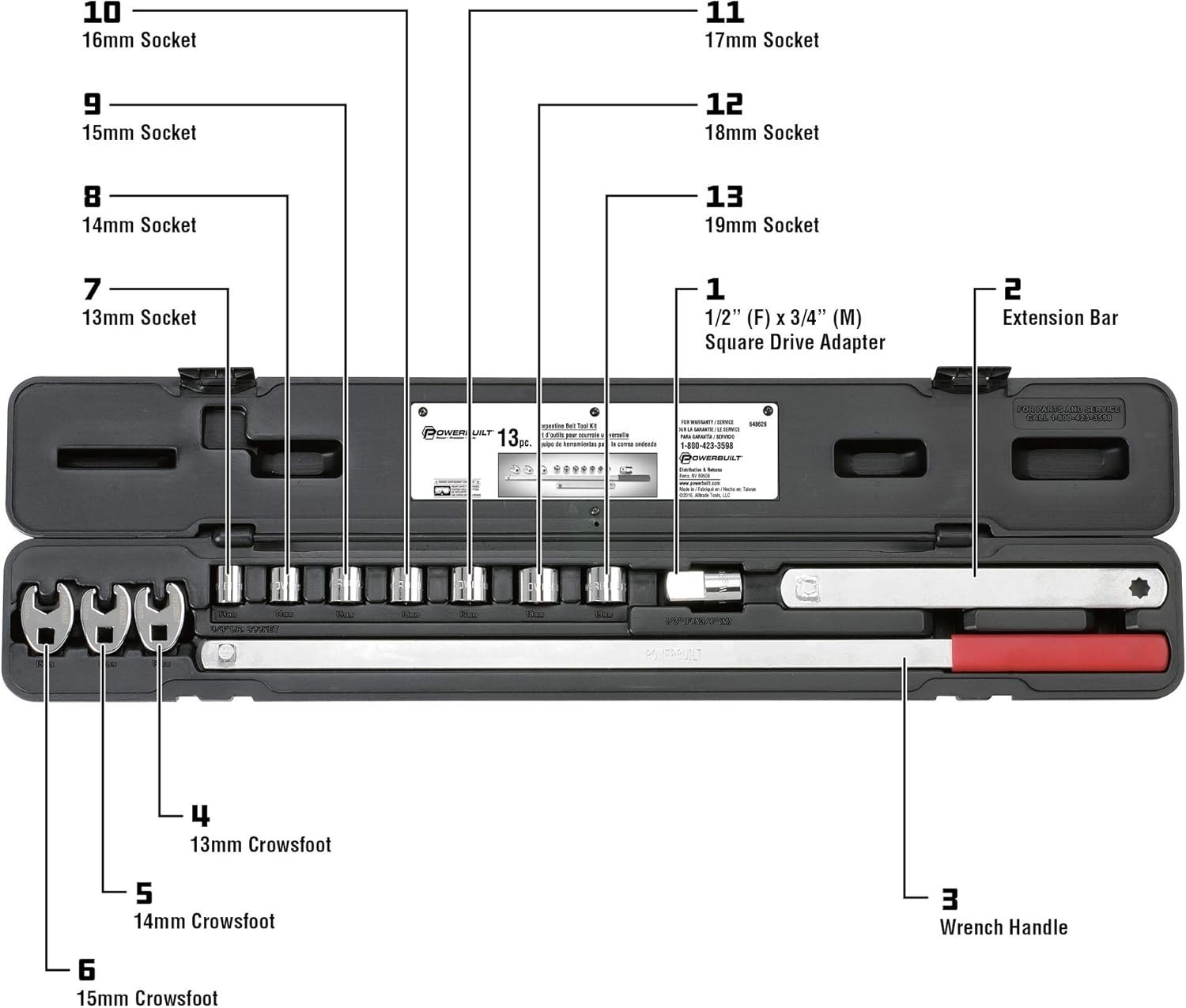 Serpentine Belt Tool Set for Easy Vehicle Maintenance & Installation