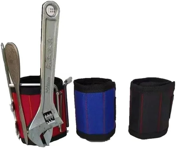 Magnetic Wristband Tool Belt with 5 Powerful Magnets for Holding Screws, Gift fo