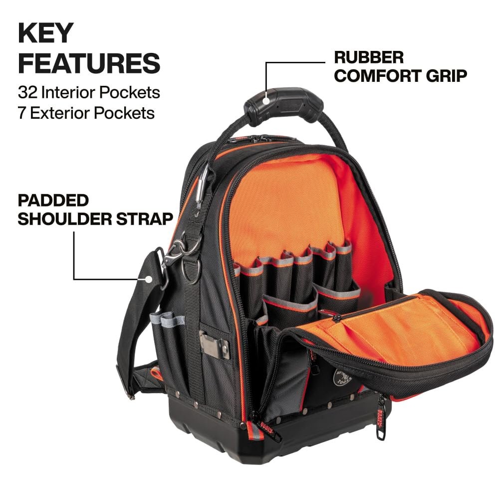 Klein Tools 62804 Tool Runner Tool Bag Organizer for Electricians, HVAC, Plum…