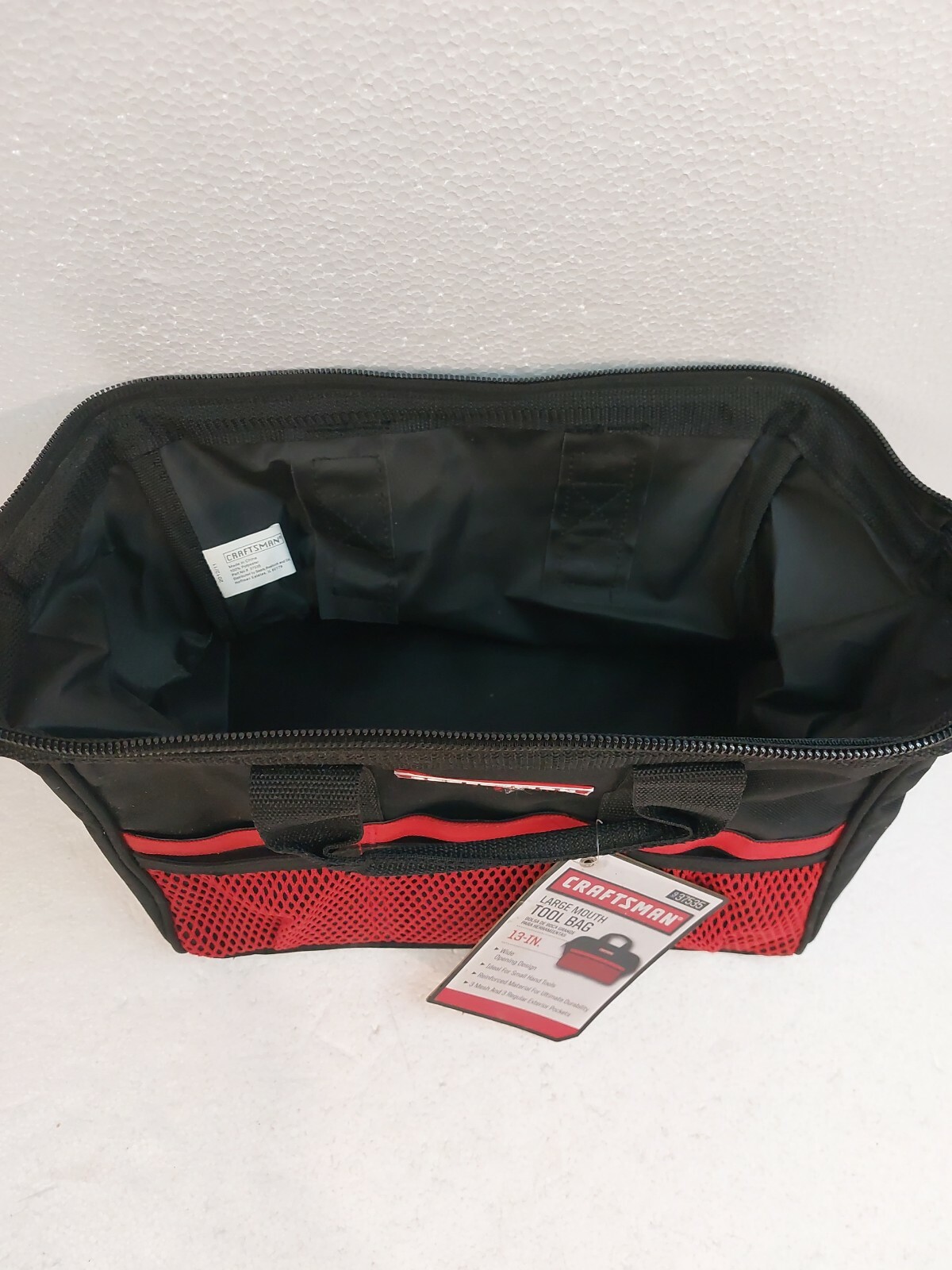 Craftsman 13 inch 937535 Large Mouth Tool Bag Storage Bag Small Hand Tools