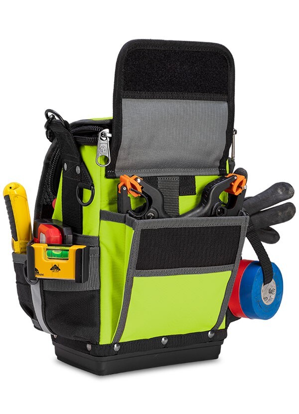 Veto Pro Pac TP-LC HI-VIZ YELLOW Compact Service Technician Tool Pouch, VPP10796