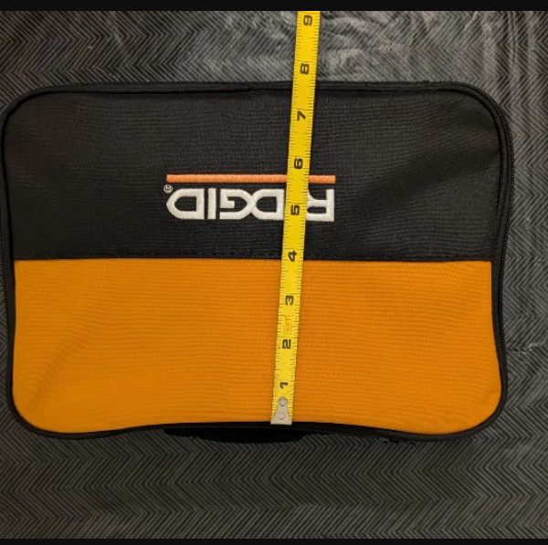 RIDGID Flat Tool Bag 2 Pack 11x8x3 Contractor Storage Organizer New