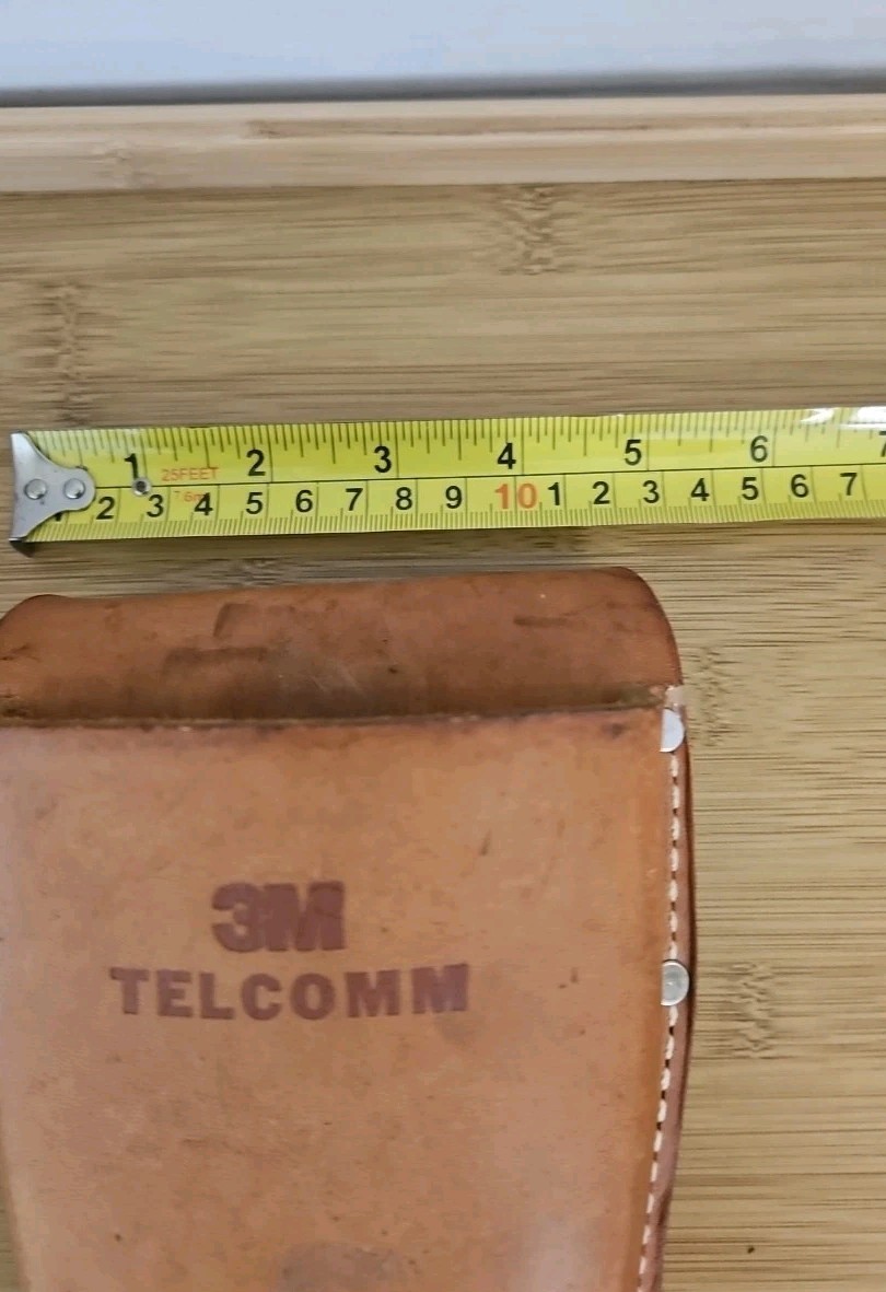 3M TELCOMM Leather Tool Holster Light Tan
