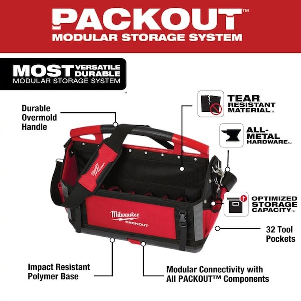 Milwaukee Tool 48-22-8320 20″ Packout Tote