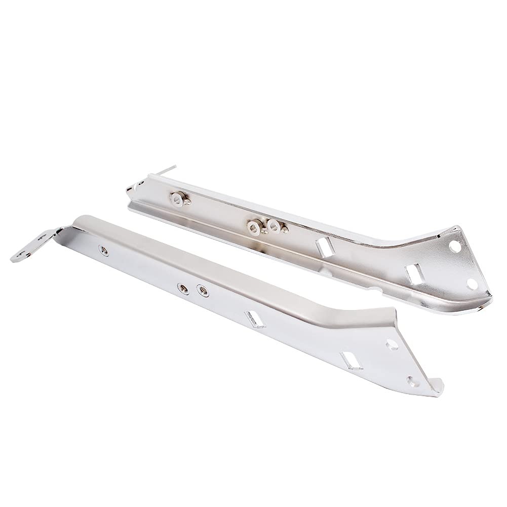 HIYOYO Chrome Saddlebag Rail Support Bracket Left & Right Side Fit for Harley…