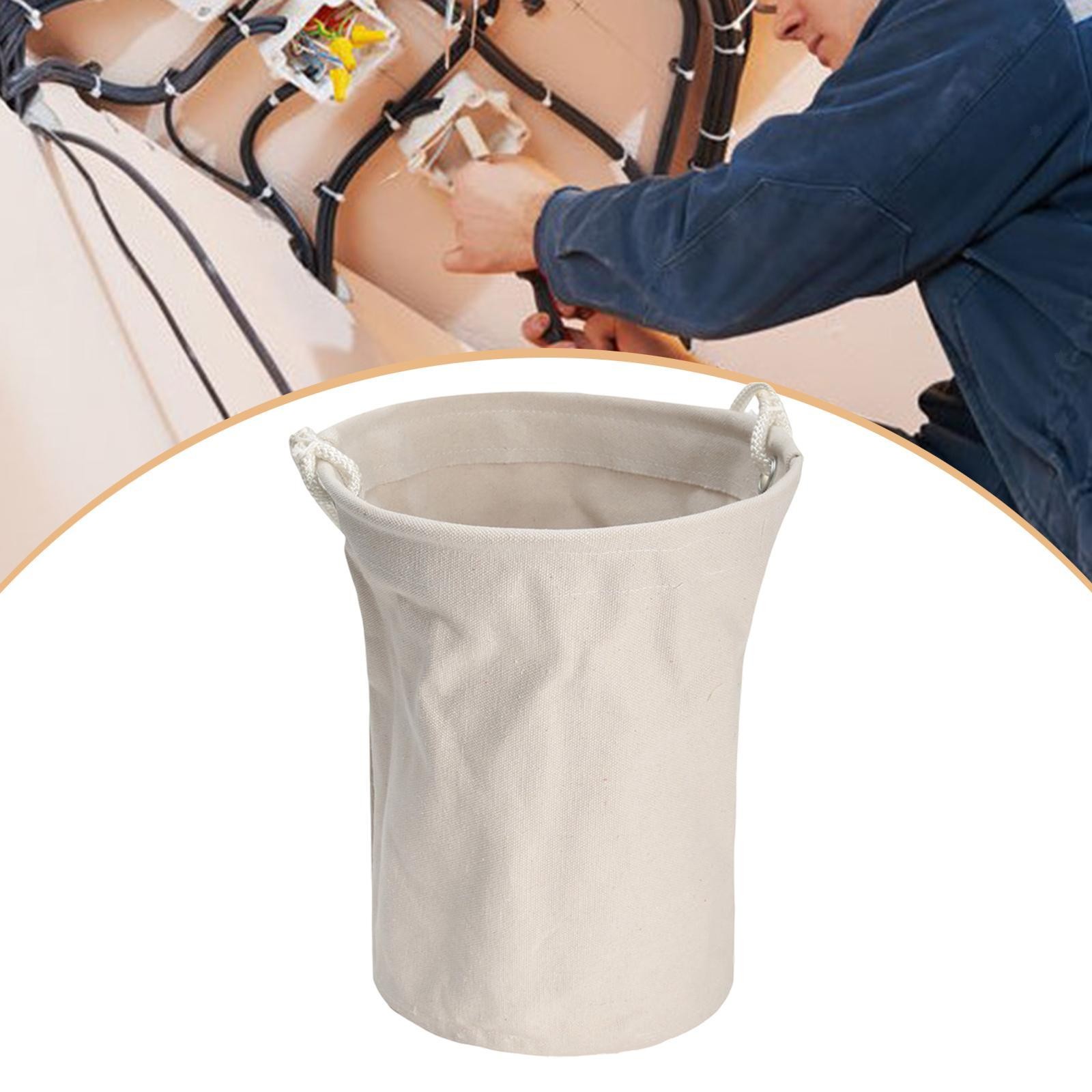 Canvas Tool Storage Bag Tool Organizer Large Capacity Convenient Use Linemen Bag