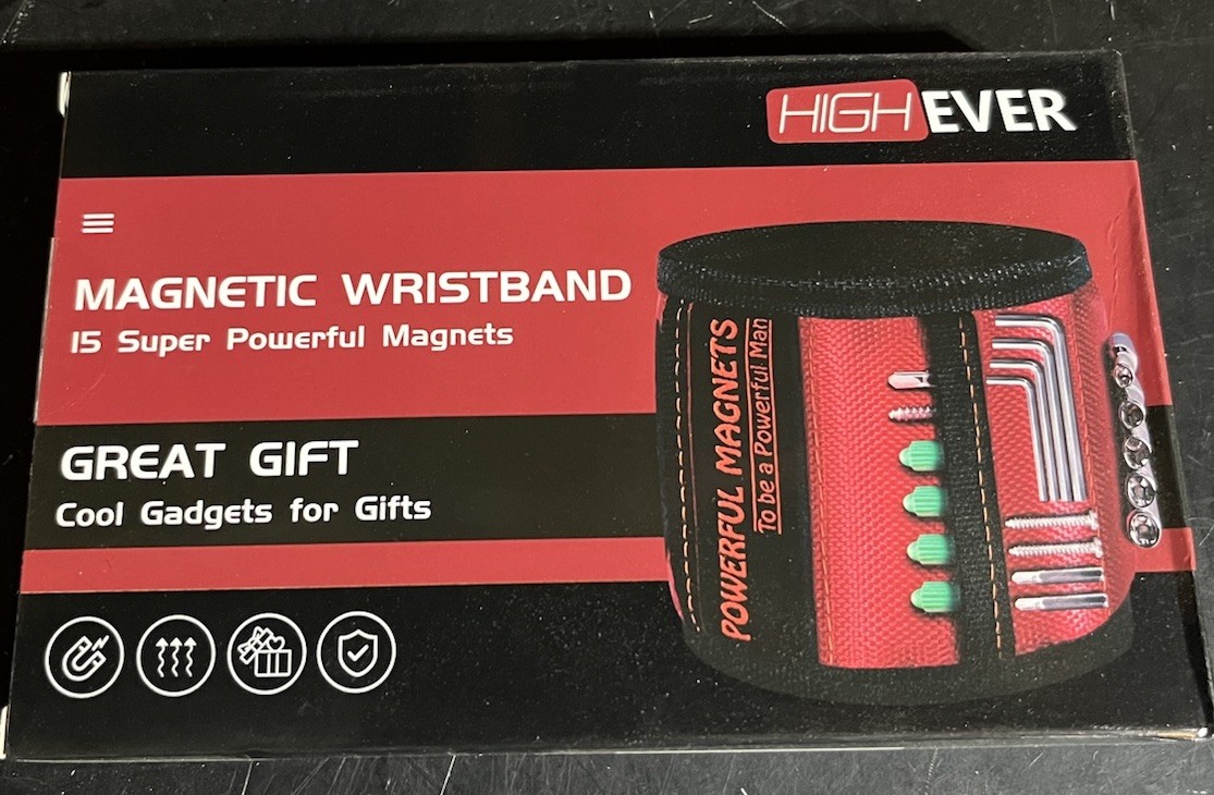 Magnetic Wristband Strong Magnets Holding Screws Nails Bits