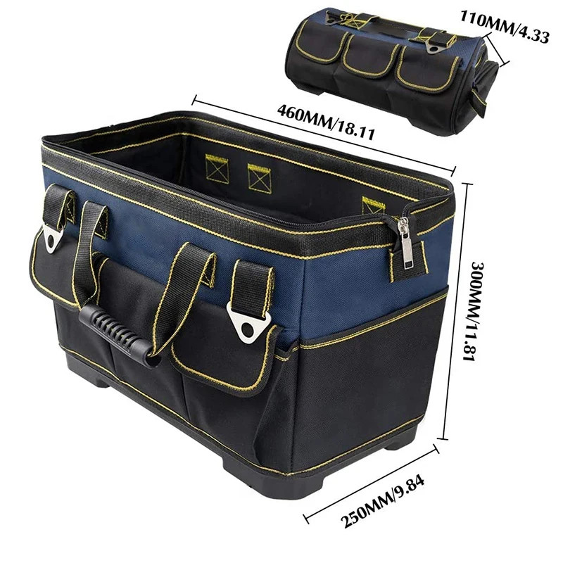 Multifunctional 13in-23inch Tool Bag Thicken big Capacity Waterproof Wear-Resist