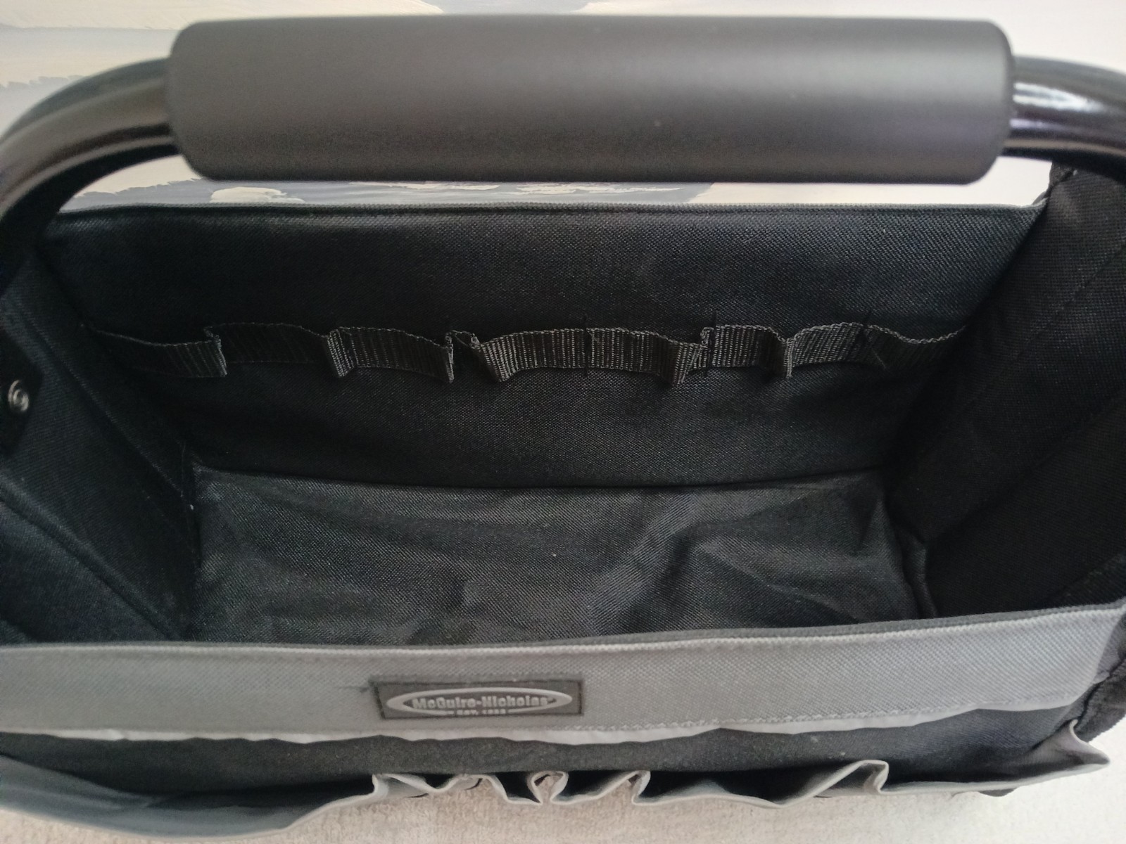 McGuire Nicholas Polyester Tool Pouch Black/Grey NEVER USED!