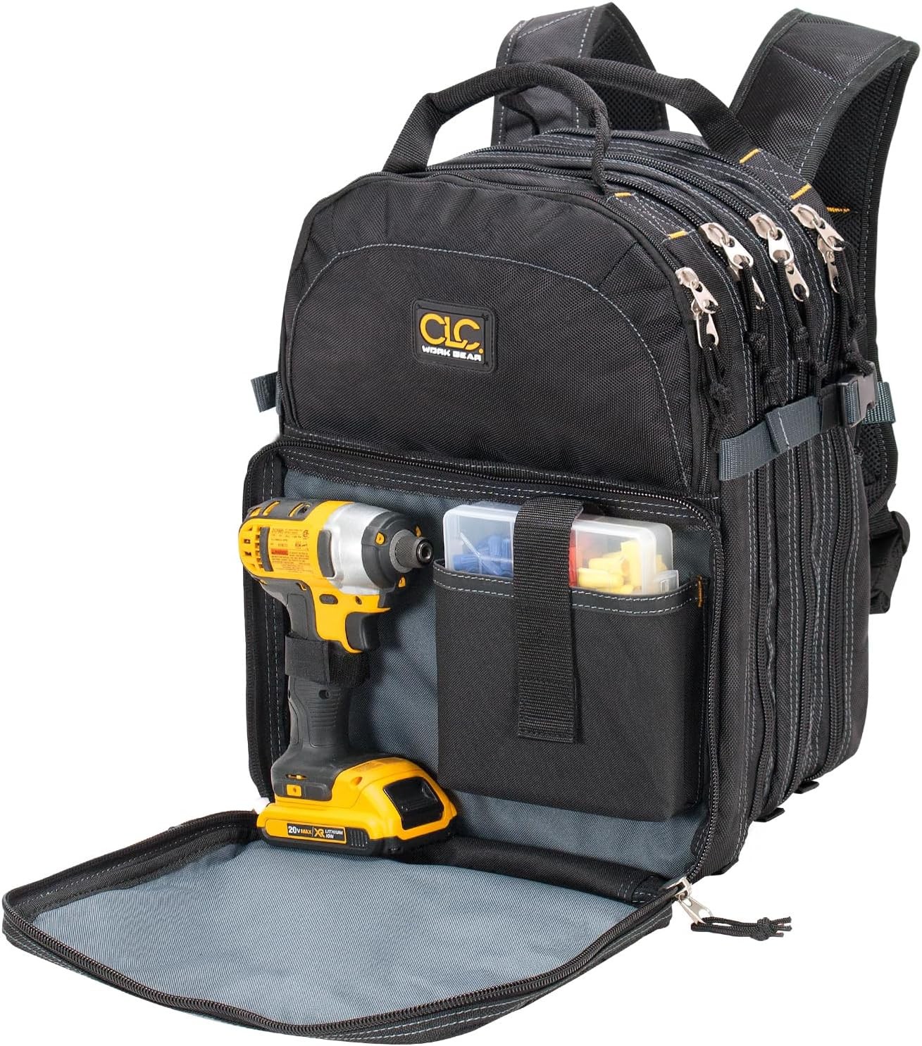 Custom Leathercraft 1132 75 Pocket Tool Backpack