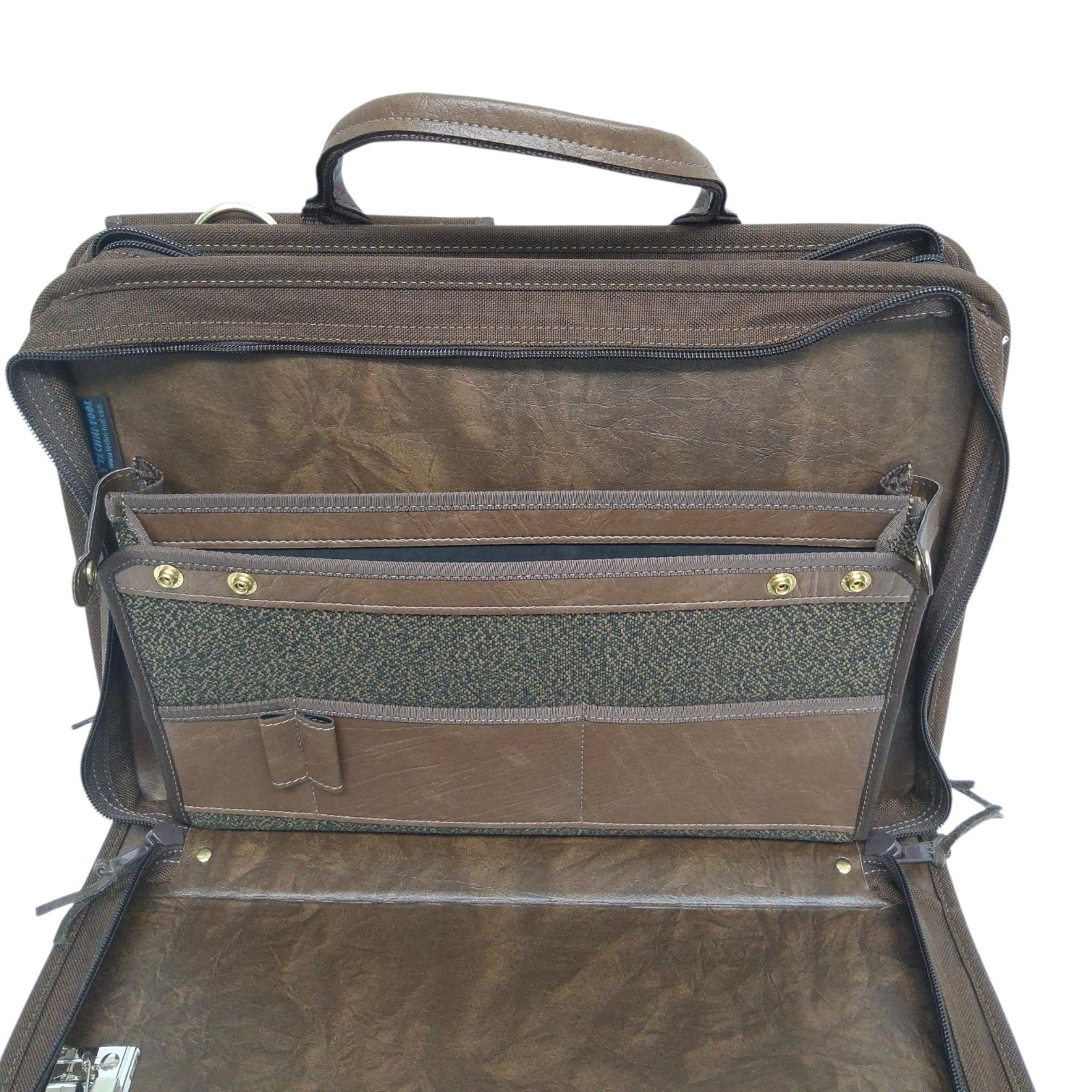 Techni-Tool Tec-Tuff 758CA022 Soft Cordura Tool Case Briefcase 17x12x5 Brown