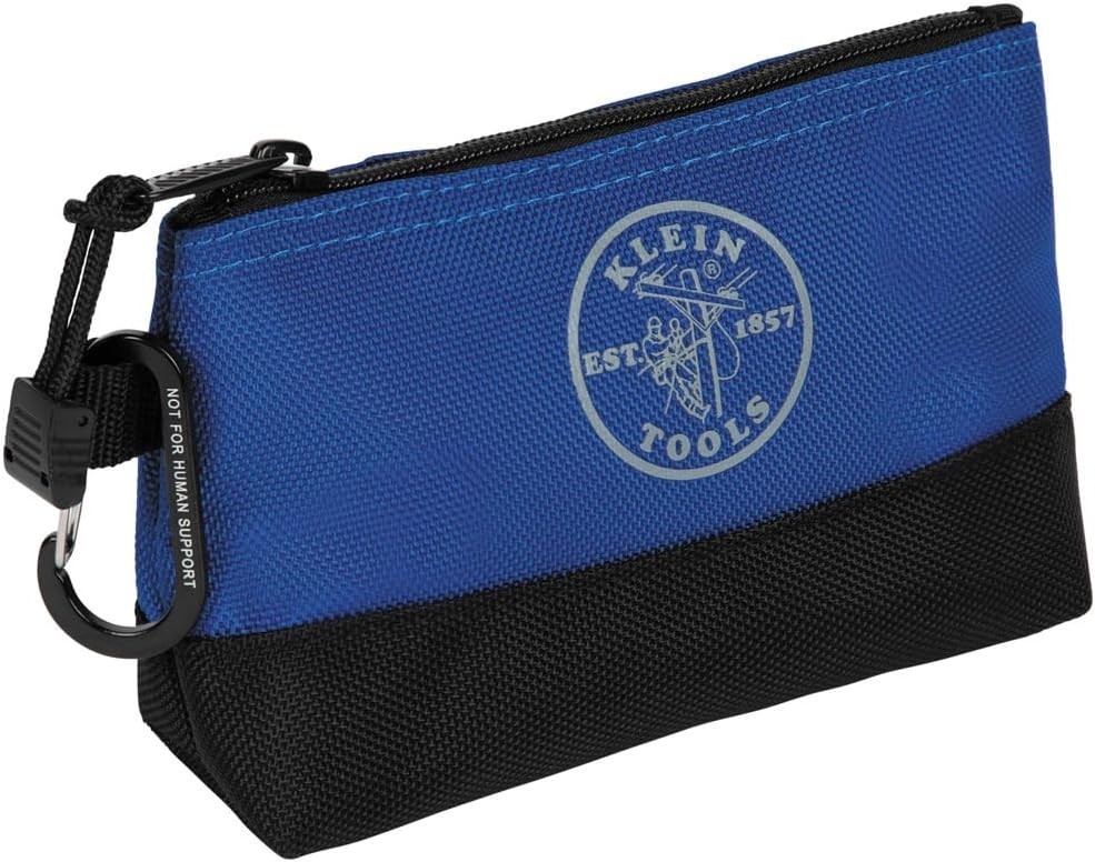 55569 Stand-Up Zipper Bag Tool Pouch with Carabiners, Reinforced Gus