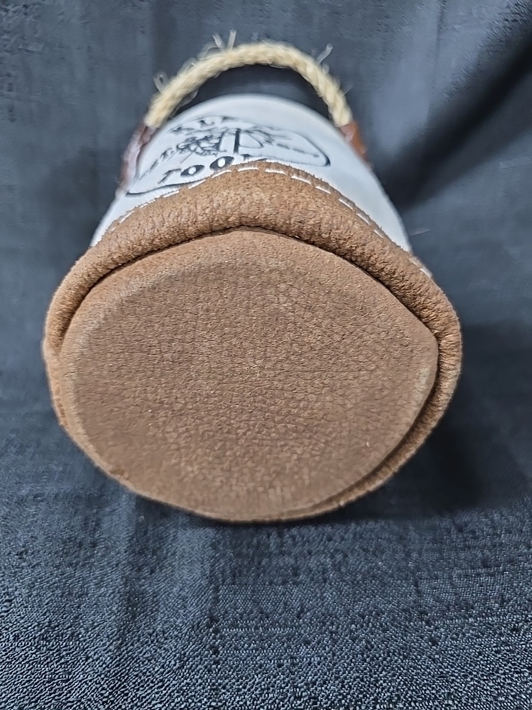 Heavy Duty Mini Bucket with Leather Bottom