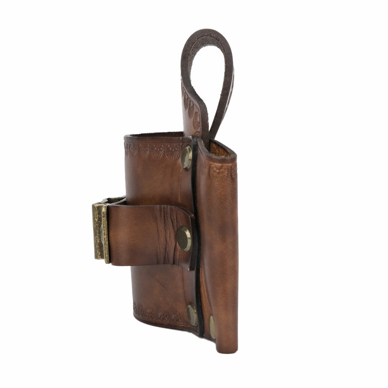 Tourbon 3-Way Workshop Leather Tape Measure/Plier/Screwdriver Holster Belt Pouch