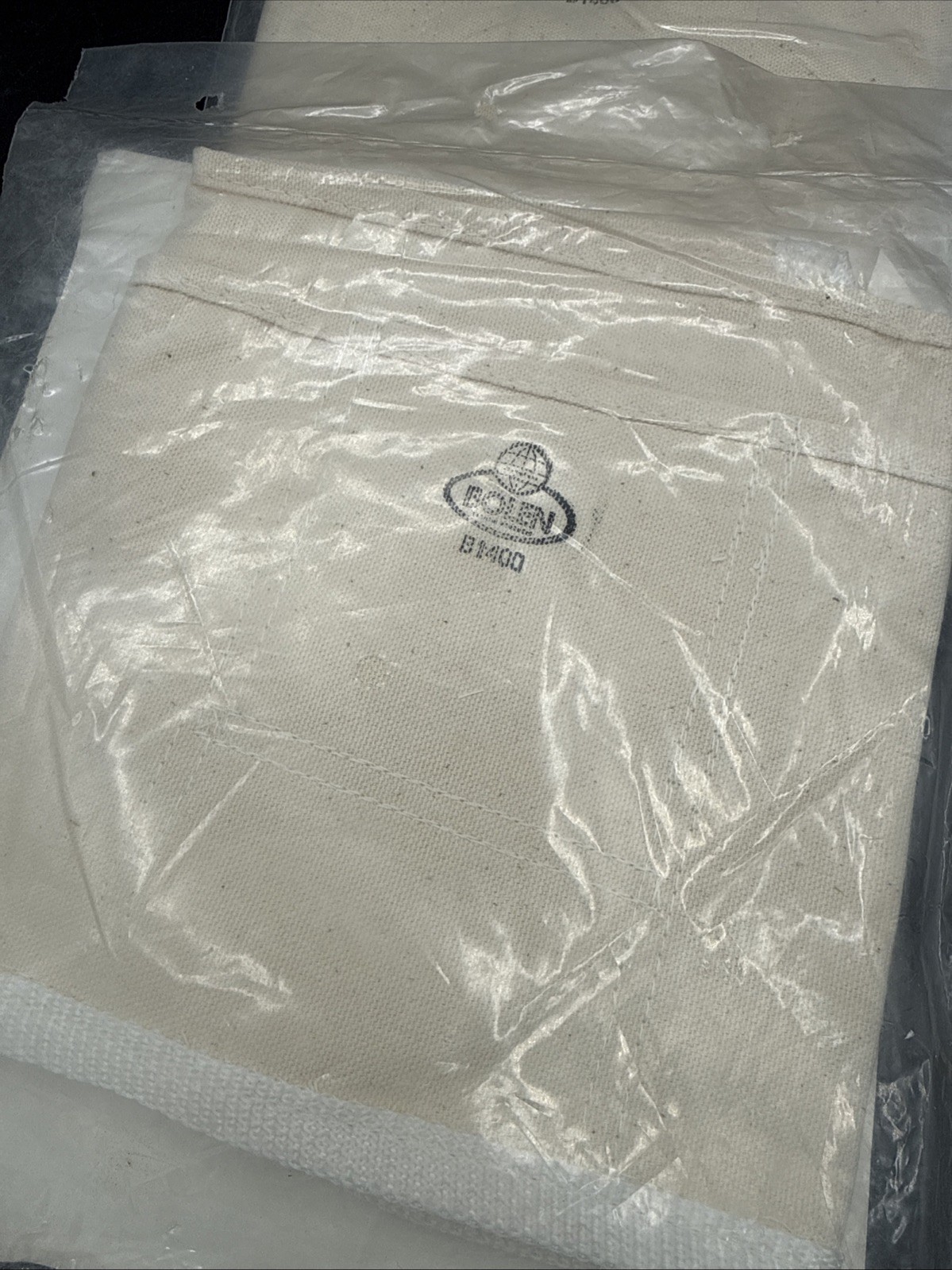 Classic Canvas Waist Apron Bolen #B-1400 5 Pockets Hammer Loop Made in USA NOS