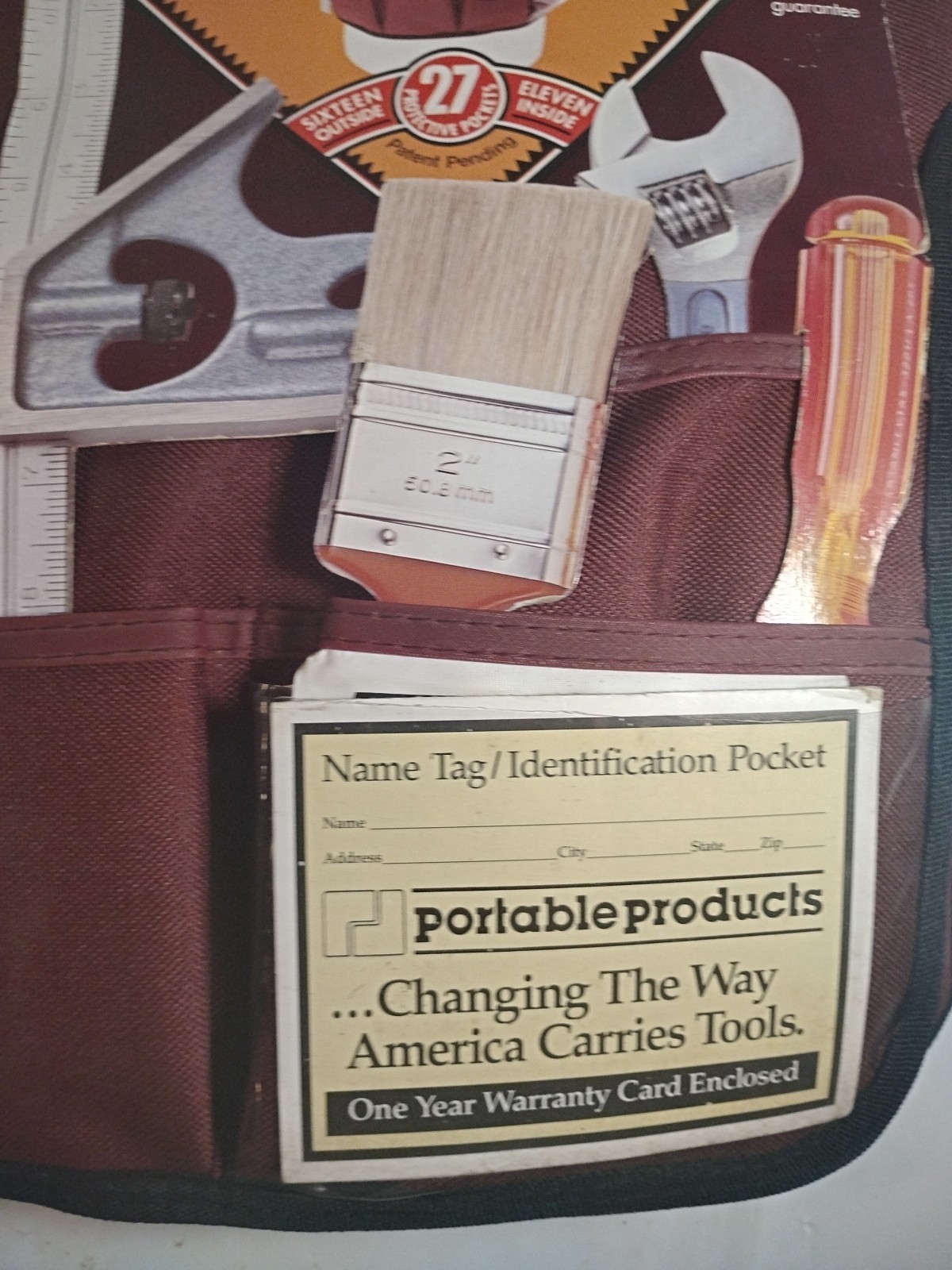 Job Boss Bucket Tool Carrier /Organizer For A 5 Gallon Bucket. 27 Pockets