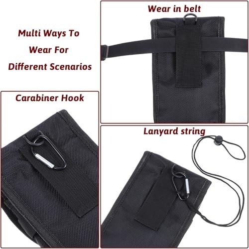 2 PCS Small Utility Pouches EDC Pocket Tool Belt Pouch – Cell Phone Holder