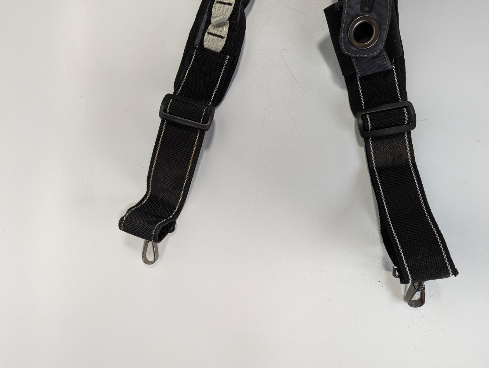 Tool Belt Suspenders Heavy Duty Workwear with Loop Clips Phone Holder – Black