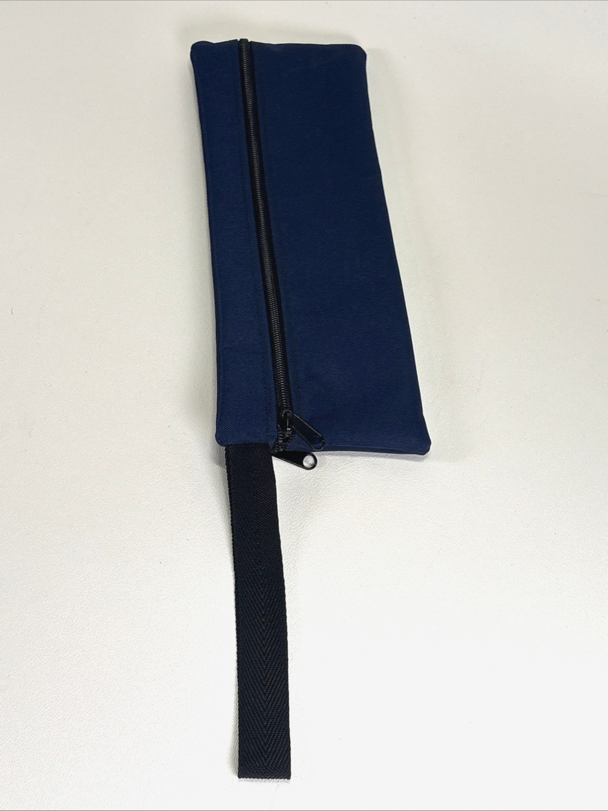 Tran Products Zippered Tool Pouch Blue Canvas Utility Bag Made in USA 13 X 5