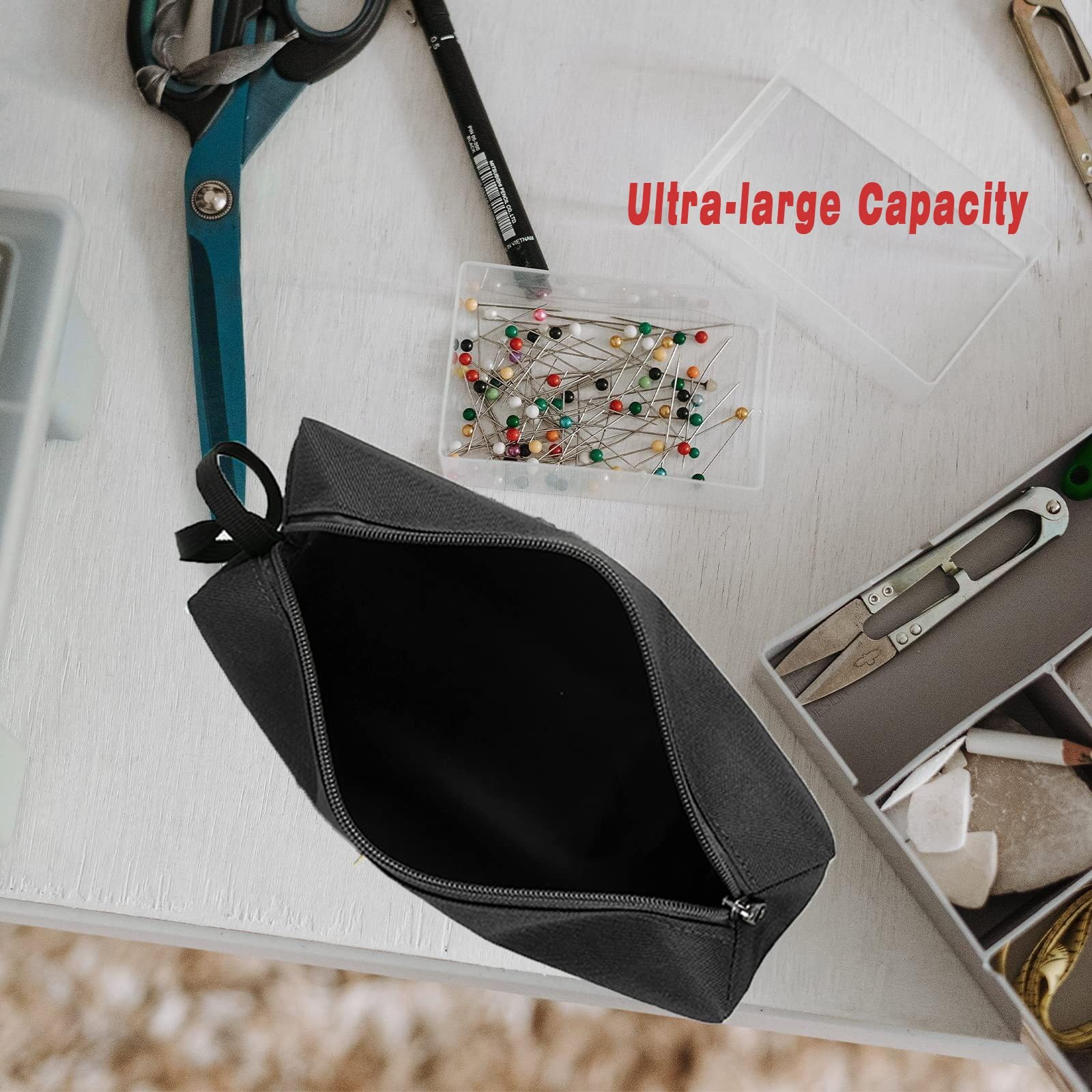 1-Pack Zipper Utility Tool Bag, Small Zipper Bags/Multi-Purpose Tool Pouch To…