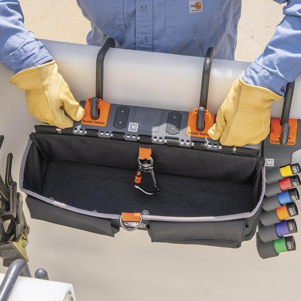 BC511S Large Tool Pouch with S Hook Rail for Lineman Tools and More