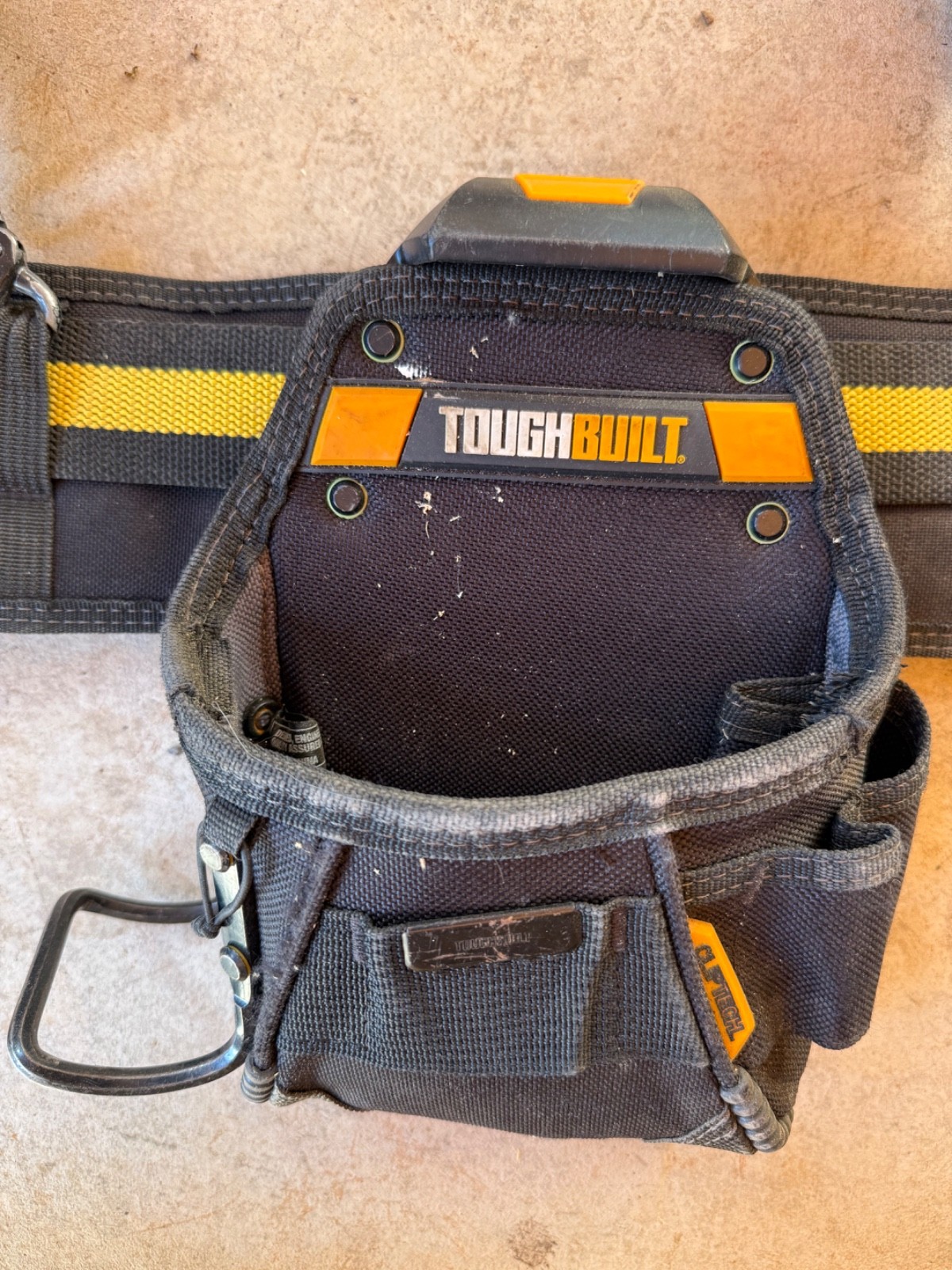 ToughBuilt 3-Piece Handyman Tool Belt Set w/ Padded Belt with Heavy-Duty Buckle