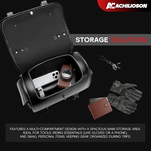 16L Motorcycle Tool Bag with 3D Combination Lock – Skull Bag