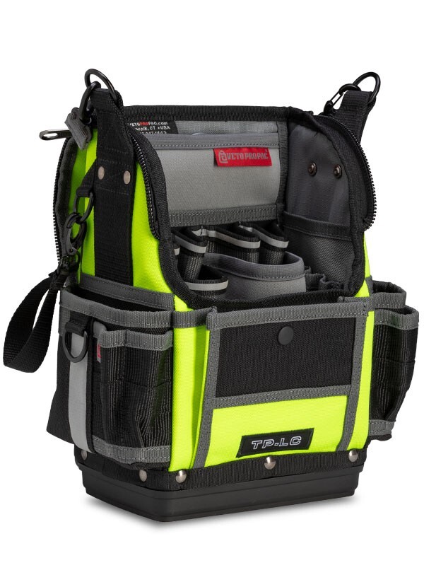 Veto Pro Pac TP-LC HI-VIZ YELLOW Compact Service Technician Tool Pouch, VPP10796