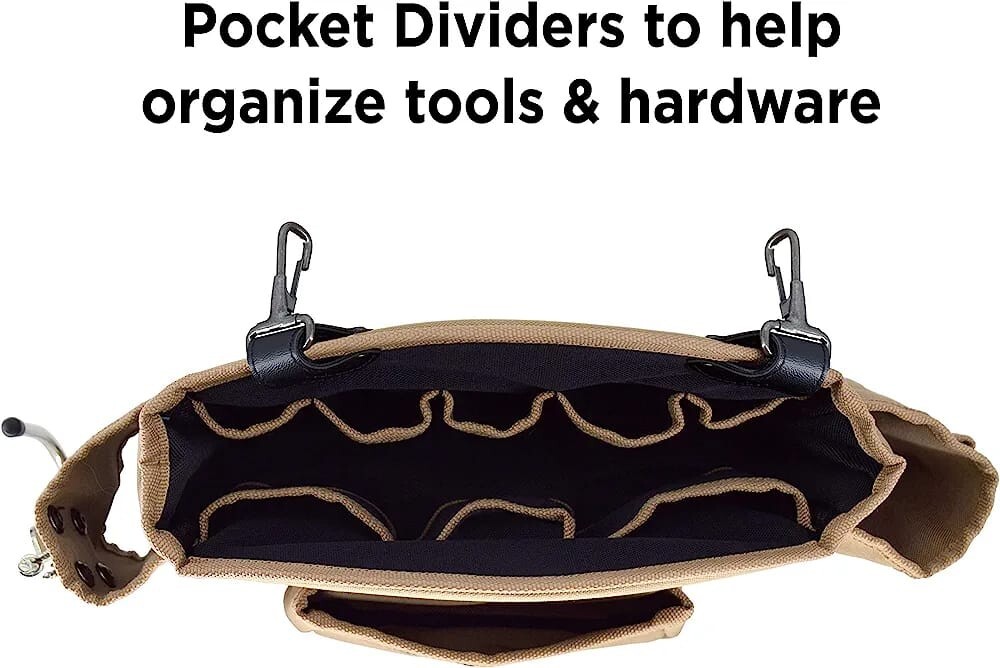 JACKSON PALMER Professional Tool Belt Construction Carpenter Pouch Suspension